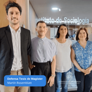 Martín Rosemblatt, Sociología UC