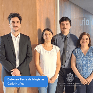 Carlo Núñez, Magíster Sociología UC