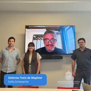 Sofía Echeverría del Magíster en Sociología de la Universidad Católica