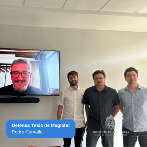 Pedro Carvallo, Magíster en Sociología de la Universidad Católica